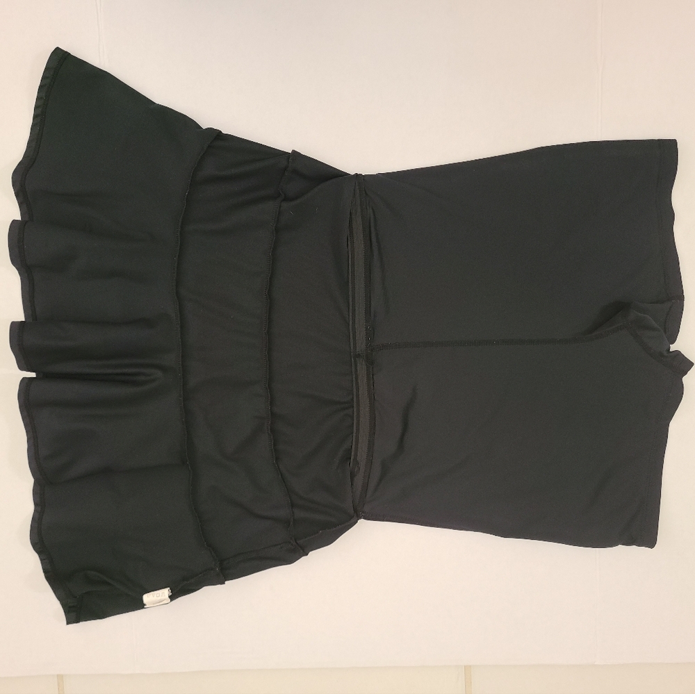 Tail Women's Doubles 13½" Flounce Athletic Skort in Onyx Black Sz S - Picture 10 of 13